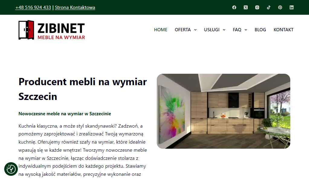Meble na wymiar - zadzwoń i zamów