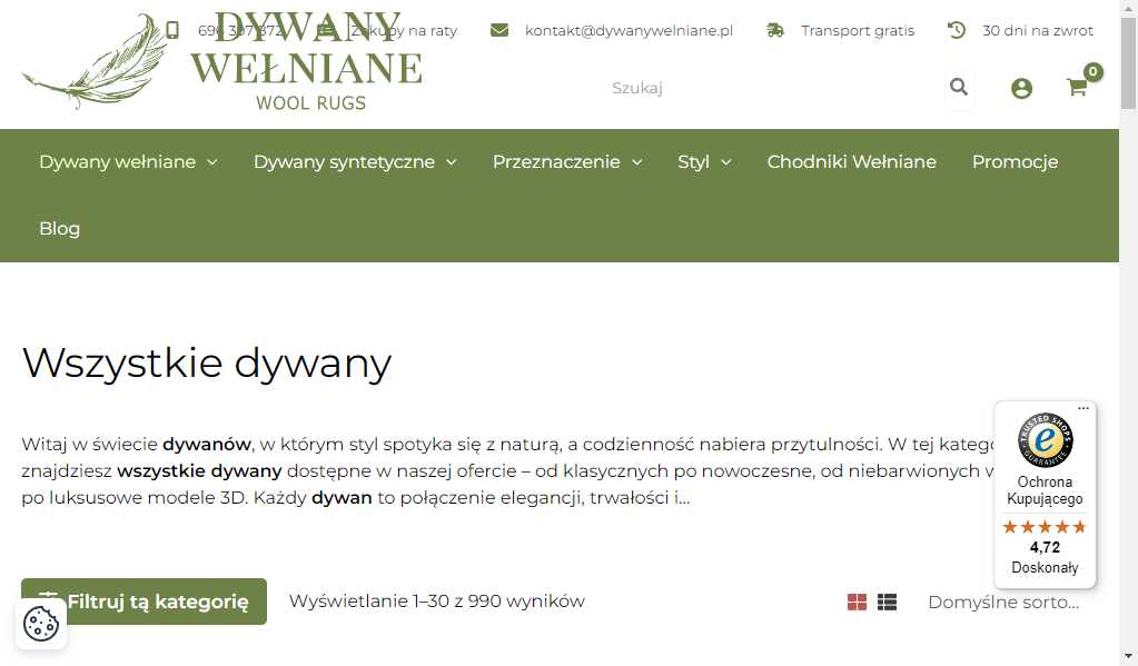 Promocje na dywany do salonu i sypialni