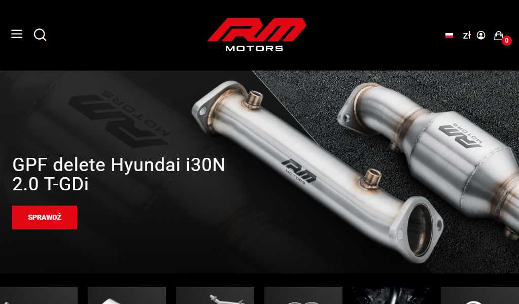 Nowe tłumiki w RM Motors